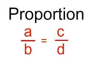 Proportion (mathematics)